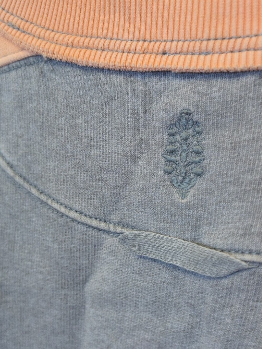 FP Movement by Free People Two-Tone Gray and Peach Pullover Sweatshirt - Picture 7 of 7
